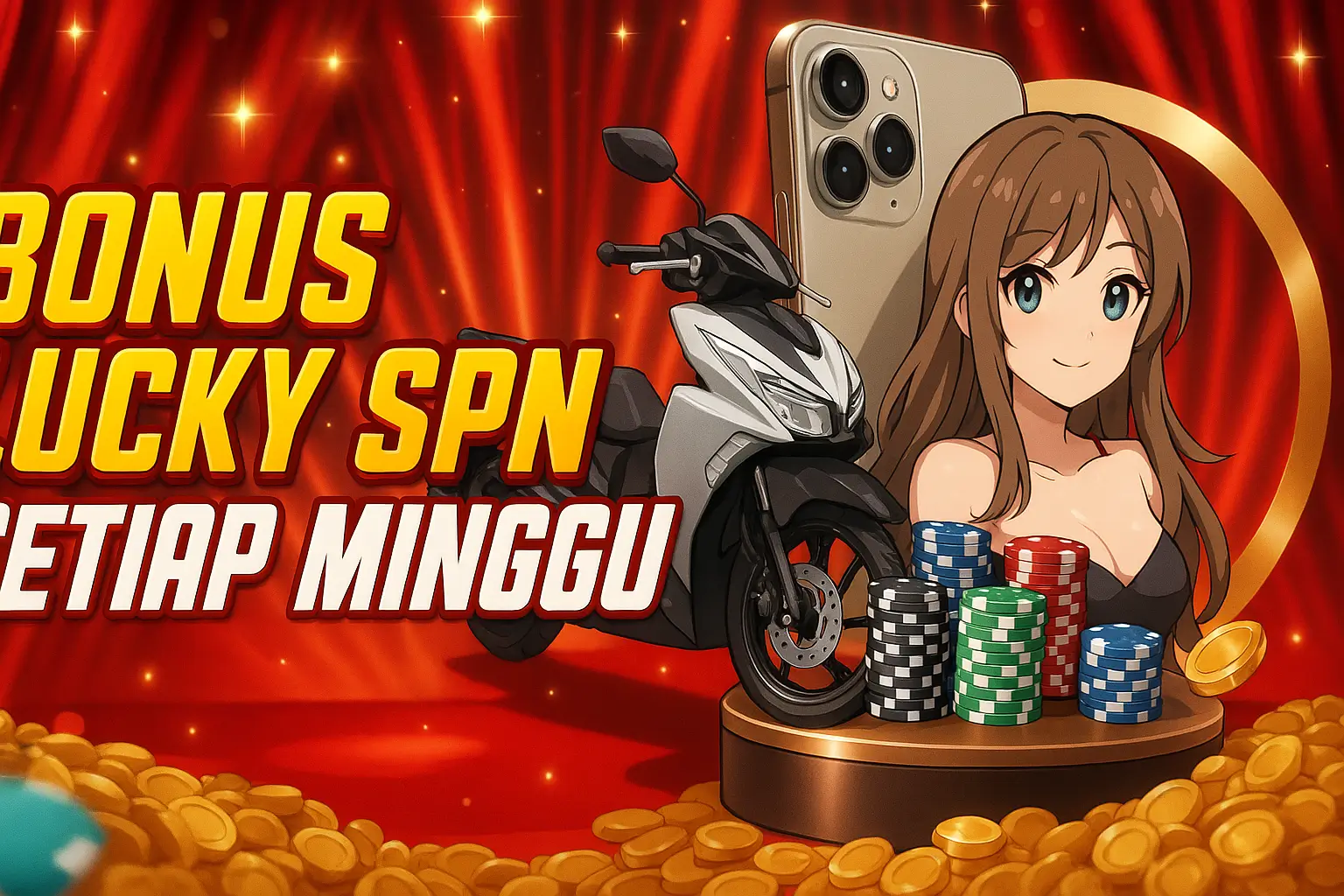 Bonus cashback dan rollingan setiap minggu